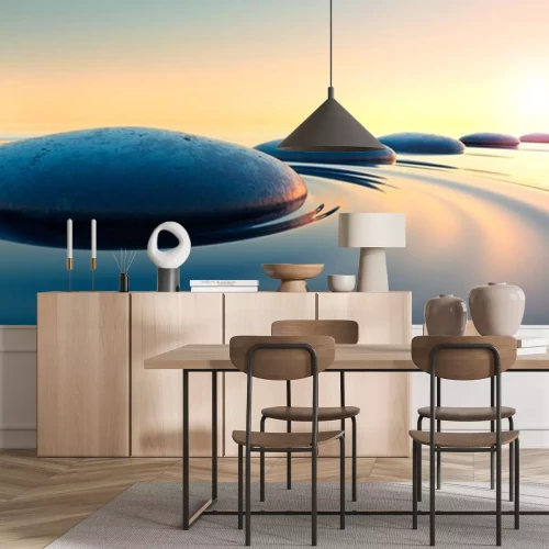 Sticker Steine ​​im Wasser 3