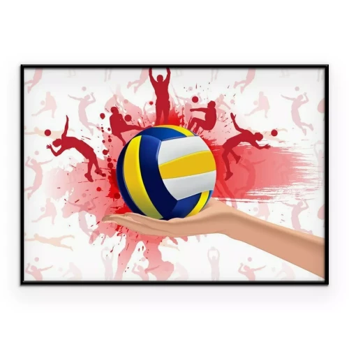 Poster Volleyball Sport-Design-Hintergrund