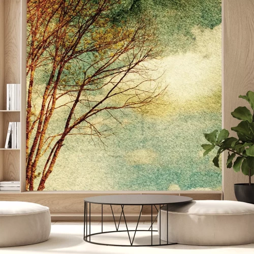 Sticker Retro-Stil in der Naturfotografie