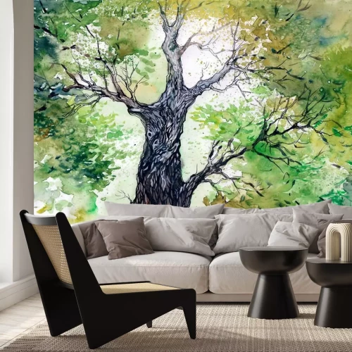 Sticker grünen Baum