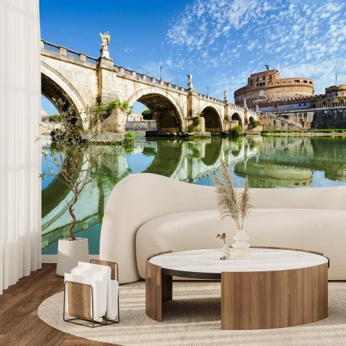 Sticker Brücke und die Burg Sant Angelo, Rom