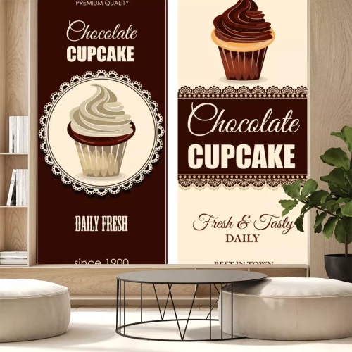 Sticker Imitation einer Schokoladenpackung