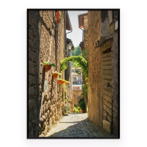 Poster Traditionelle italienische Häuser