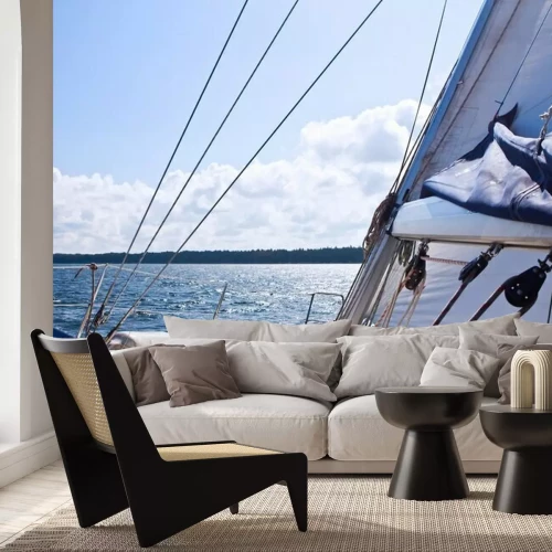 Fototapete Segeln am Sommertag