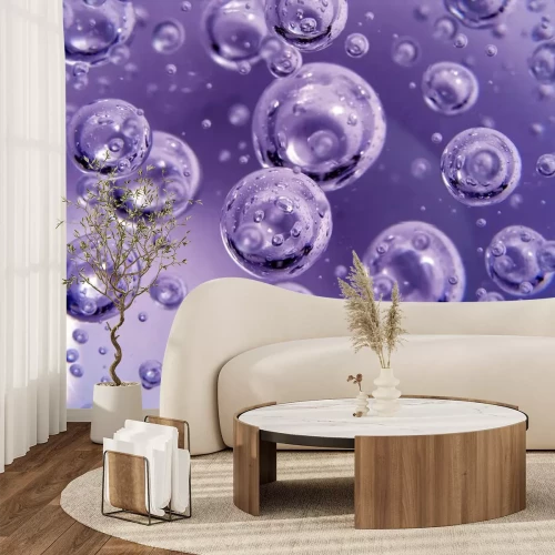 Sticker lila Blasen.