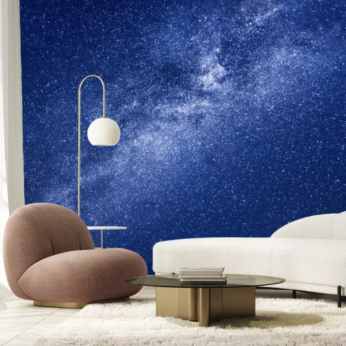 Sticker Galaxie Sternenhimmel in Dunkelblau