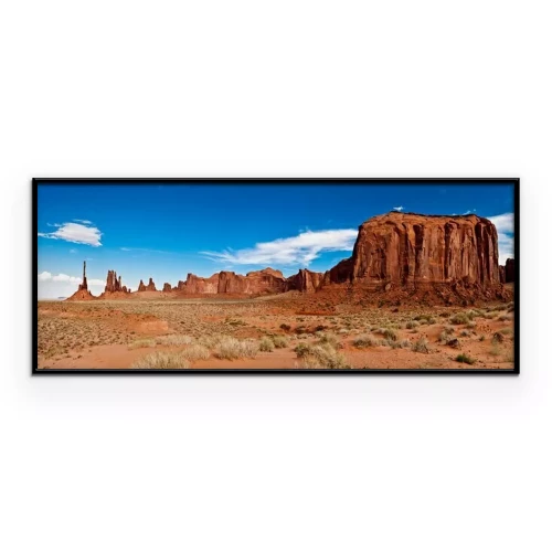 Poster Die malerische Landschaft des Monument Valley in den USA