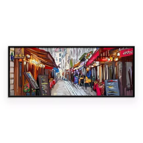 Poster Street in paris - Illustration
