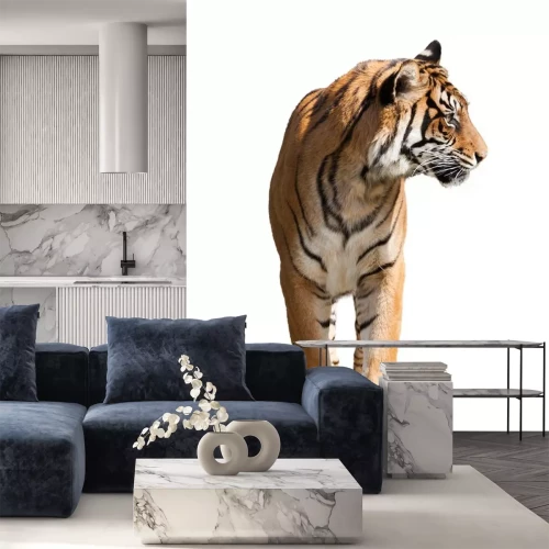 Sticker Tier vor einem hellen hintergrund