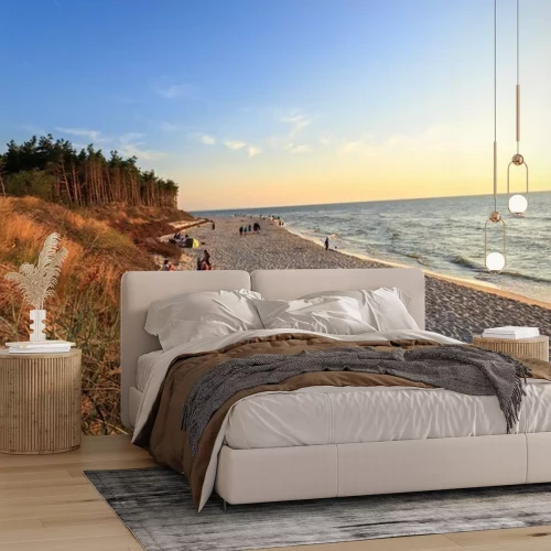 Fototapete Dünen Strand und Ostsee