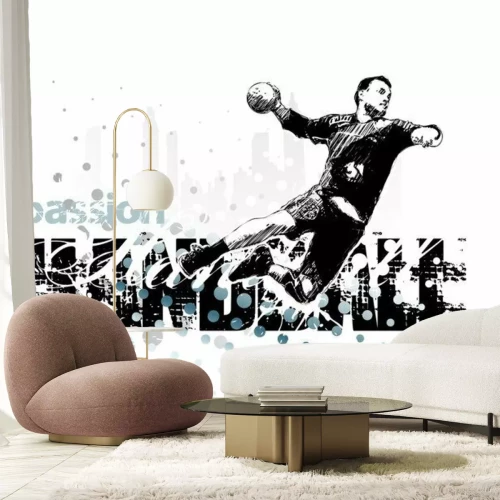 Fototapete Handballspieler