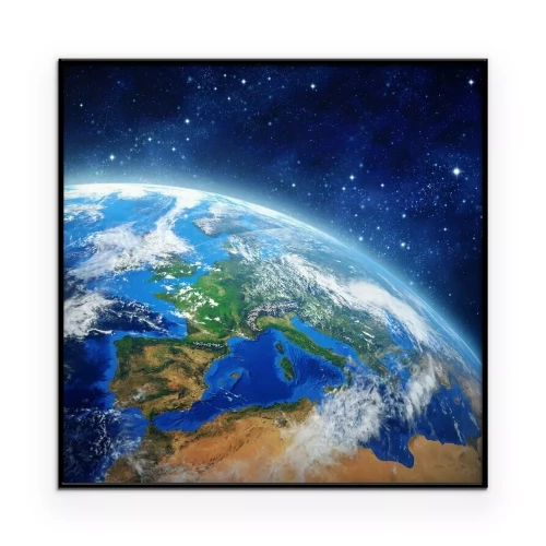 Poster Planet Erde im Weltraum