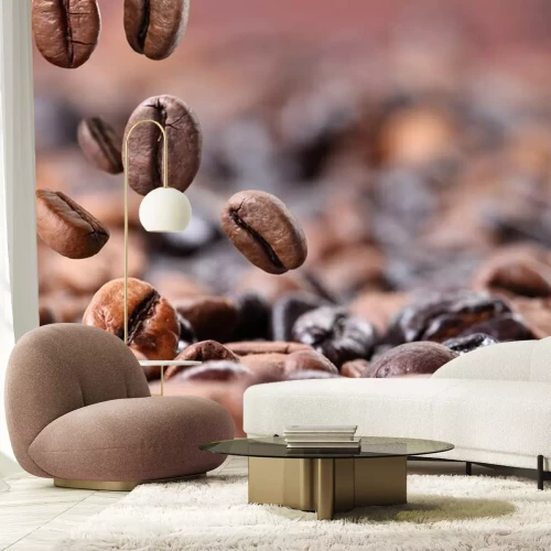 Sticker Fallender Kaffee