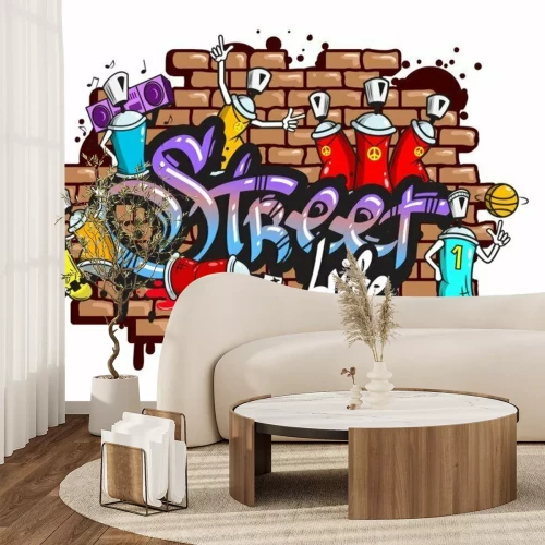 Sticker Graffiti Wortzeichen Zusammensetzung