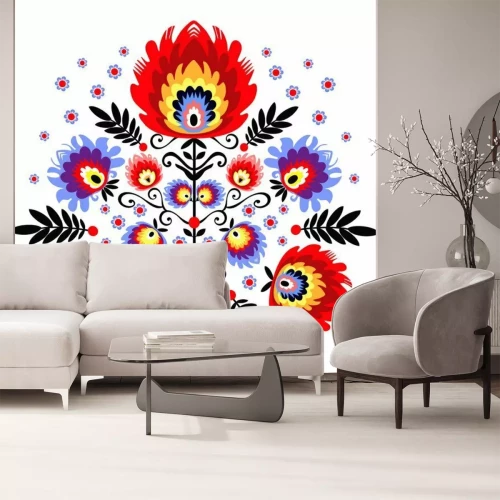 Sticker Polski Wzór Ludowy