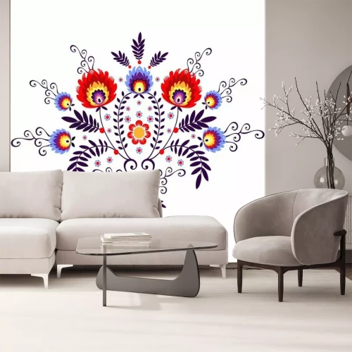 Sticker Polski Wzór Ludowy - Inspiracja