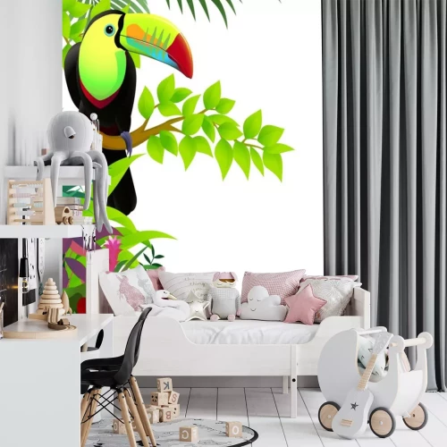 Sticker Toucan Vogel im Dschungel