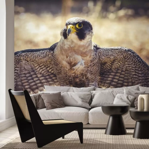 Sticker Brauner majestätischer Vogel