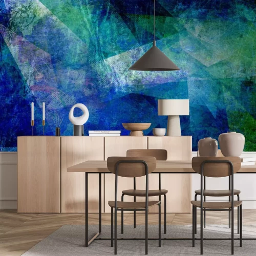 Fototapete Blau-grüner abstrakter Hintergrund