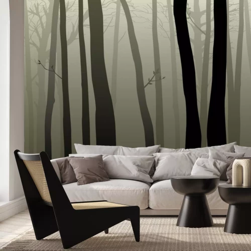 Sticker Vektor-Illustration von Wäldern