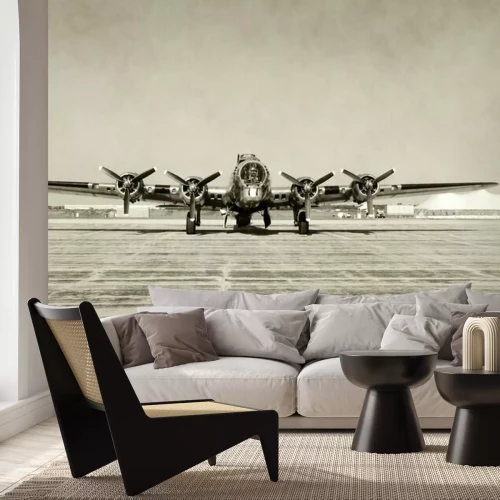 Sticker Alter Bomber Vorderansicht