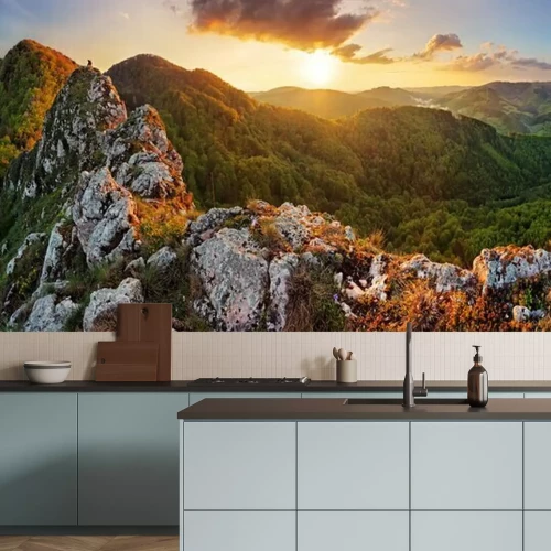 Fototapete Panorama der slowakischen Berge