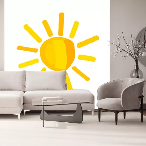 Sticker Sun Illustration