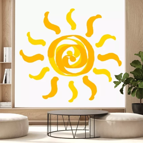 Sticker Die Sonne Illustration