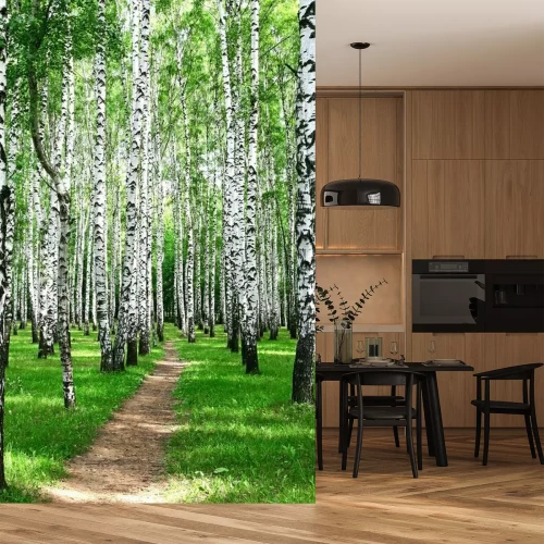 Sticker Pathway im Sommer Birkenhain
