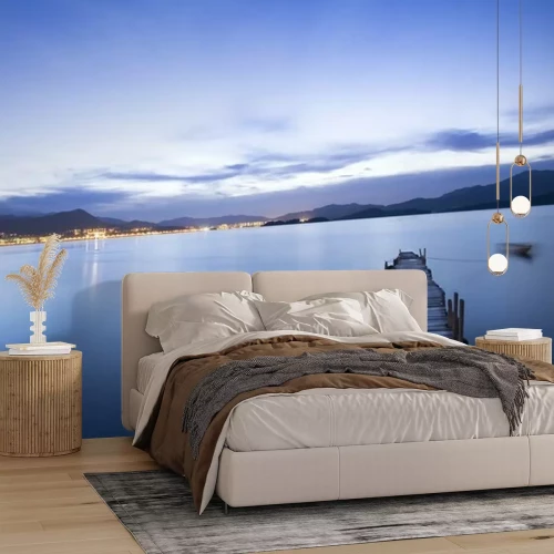 Fototapete Romantischer Abend am Pier