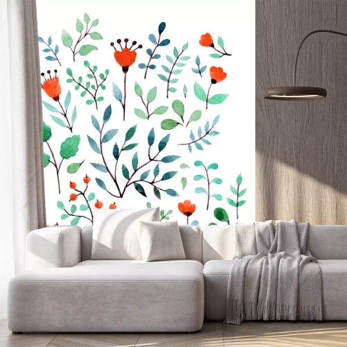 Sticker Blumenhintergrund