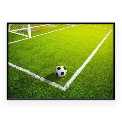Poster Fußball im Torraum
