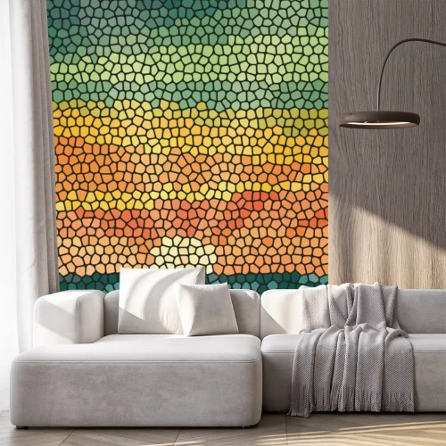 Sticker Mosaik abstrakte Meer oder Ozean Ufer