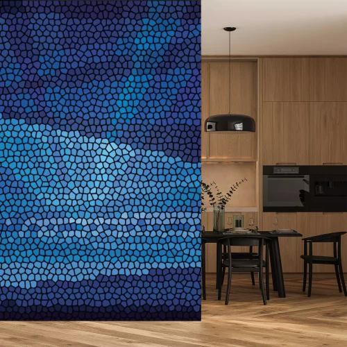 Sticker Mosaik abstrakte Meer oder Ozean Ufer