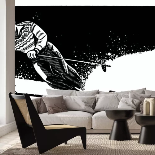 Sticker Stilvolle Skier