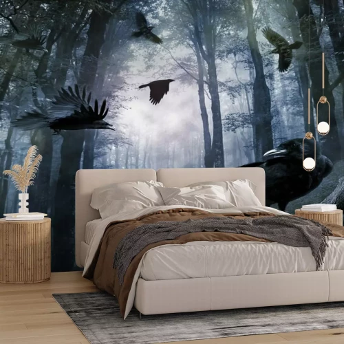 Sticker Crows im Wald