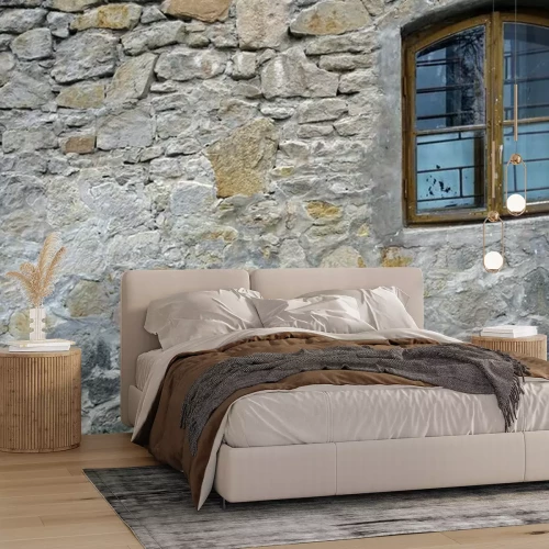 Fototapete Wand aus stein