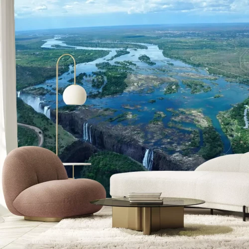 Fototapete Victoriafälle Afrika