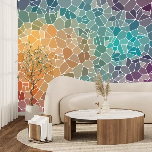 Sticker Bunte abstrakte Mosaik Hintergrund