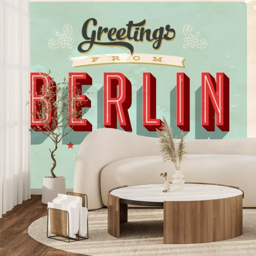 Sticker Vintage Touristische Karte - Vector EPS10