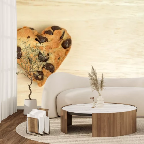 Sticker Schokoladenkuchen in Herzform