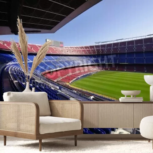 Fototapete Leere Tribünen im Stadion