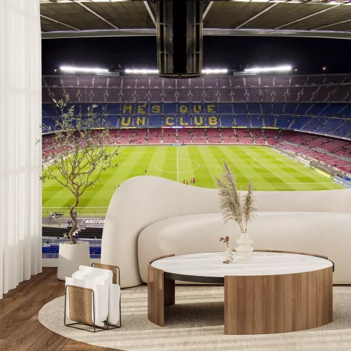 Fototapete Camp Nou-Stadion vor dem Spiel
