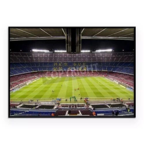 Poster Camp Nou-Stadion vor dem Spiel