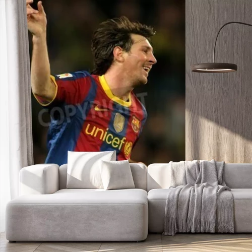 Fototapete Messi feiert das Tor