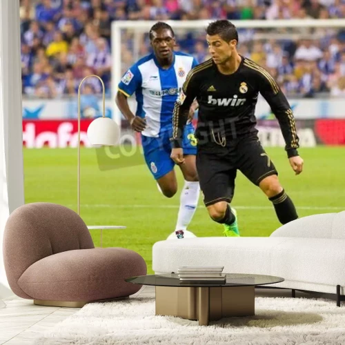 Fototapete Ronaldo läuft zum Ball