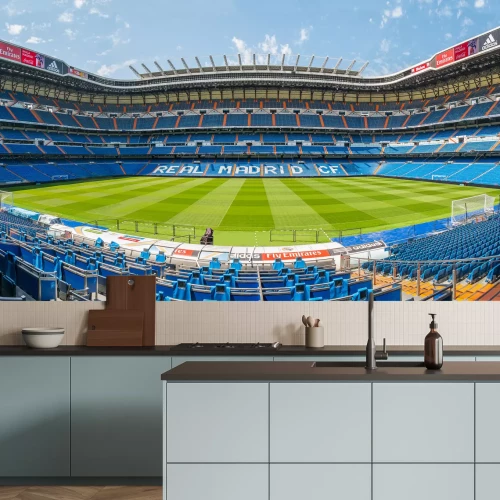 Fototapete Leeres Stadion vor Aufwärmen