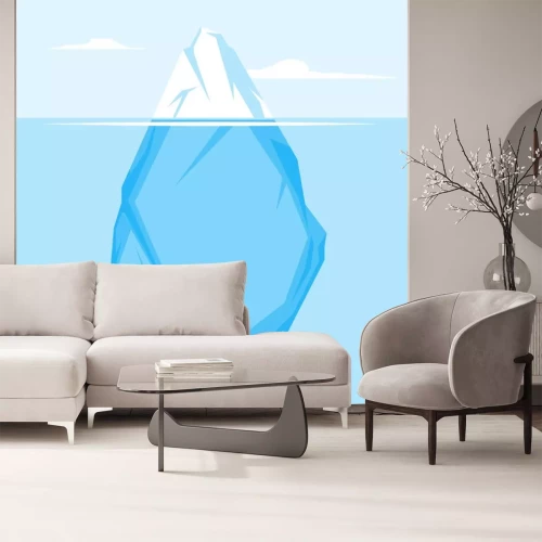 Sticker Voll Iceberg Flach