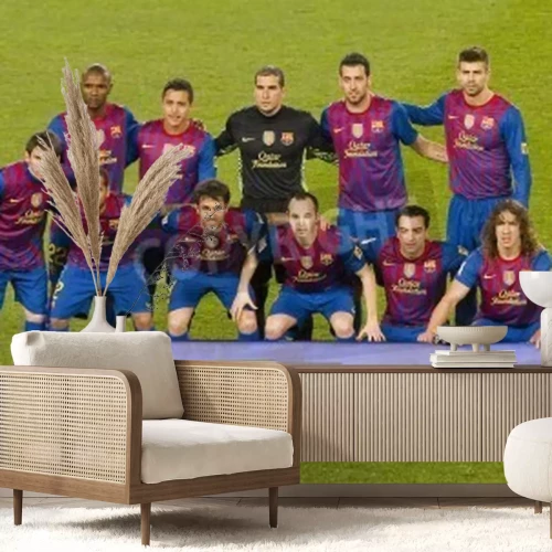 Fototapete Fußballspieler der spanischen Mannschaft