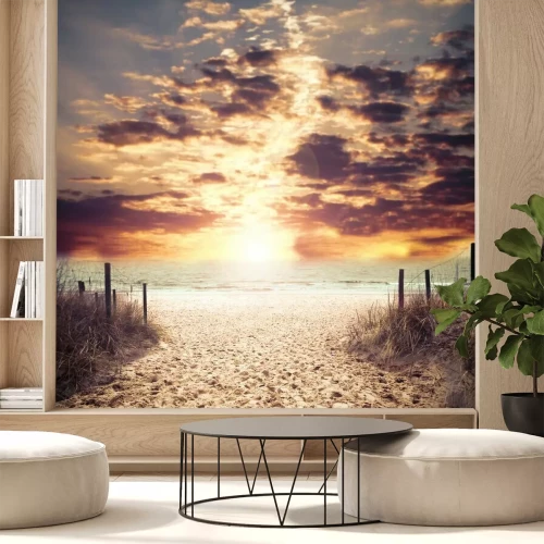 Fototapete Meer und Eingang zum Strand